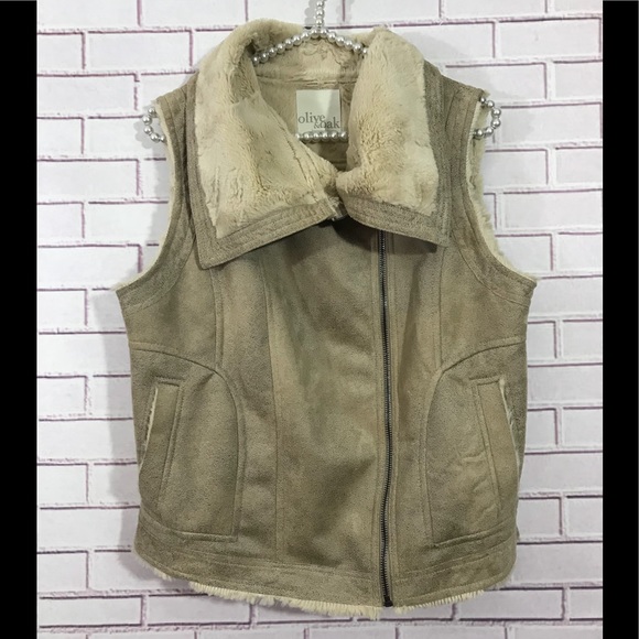 Olive & Oak Jackets & Blazers - SALE Olive & Oak | Faux Shearling Vest